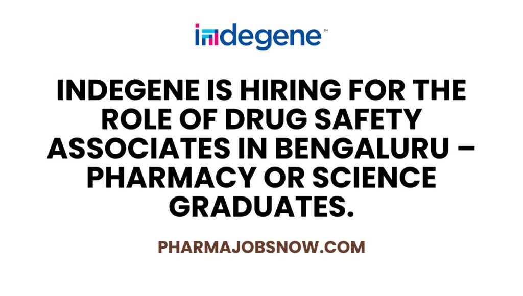 Drug Safety Associate